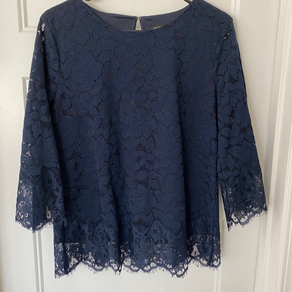 Banana Republic Lace Blouse